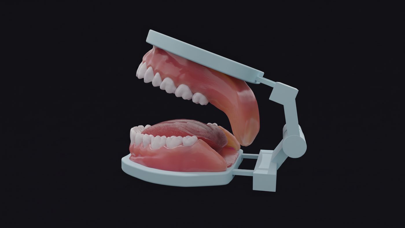 Full hinge assembly shown in the open position